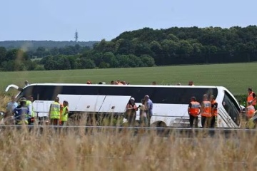 Ambassador: Three Ukrainians killed in French bus crash