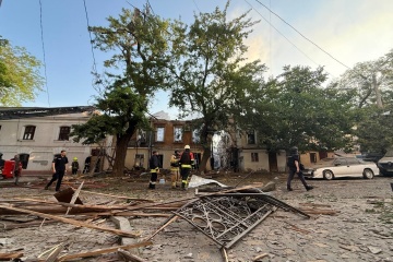 露軍夜間攻撃　キーウで死者１４名、負傷者４４名、オデーサで負傷者６名