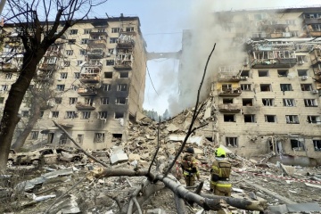 露軍攻撃によるキーウの死者１４名、負傷者５４名＝市長