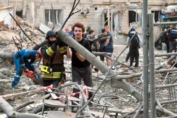 Thirteen confirmed dead in Kyiv following Russian missile attack