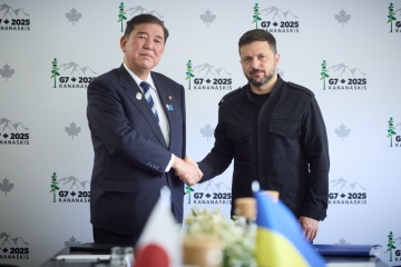 ゼレンシキー宇大統領、石破日本首相と会談　ロシア軍の大規模攻撃につき報告