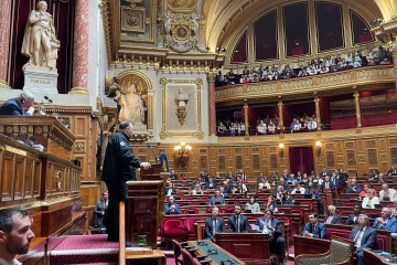 Stefanchuk en el Senado francés: Solo una presión consolidada impedirá que Rusia continúe la guerra