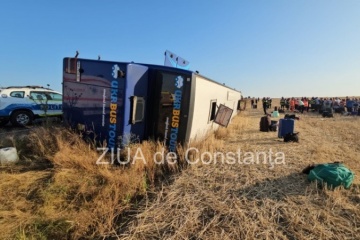 Reisebus mit 50 Ukrainern verunglückt in Rumänien
