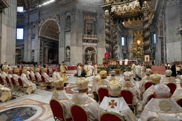 El Papa León XIV se reúne con peregrinos ucranianos en el Vaticano