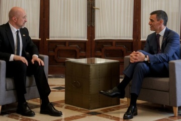 Shmygal aborda con su homólogo español la producción conjunta de drones, la recuperación y la integración europea de Ucrania