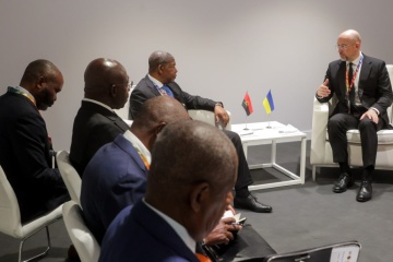 Shmyhal and Angolan president discuss joint sanctions pressure on Russia