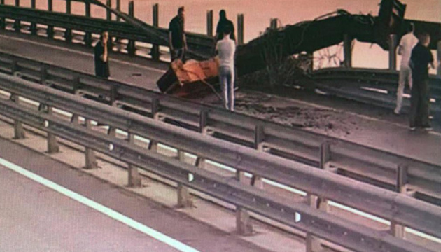 SSU strikes again: Crimean Bridge hit underwater in third attack SSU strikes again: Crimean Bridge hit underwater in third attack