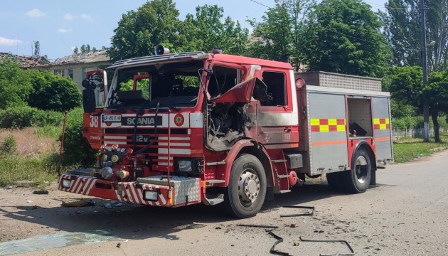 Russians attack rescue workers again in Zaporizhzhia Russians attack rescue workers again in Zaporizhzhia