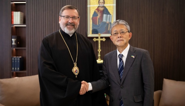 Глава УГКЦ обговорив з послом Японії гуманітарну ситуацію в Україні