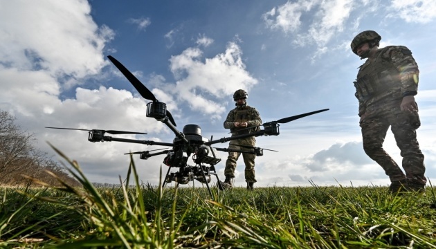 Ukrainian border guards use bomber drones to destroy Russian equipment in Kharkiv region