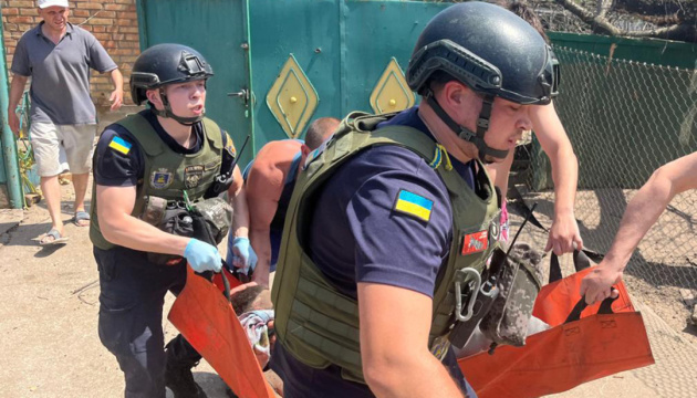 Russians shelled Nikopol, one person wounded Russians shelled Nikopol, one person wounded