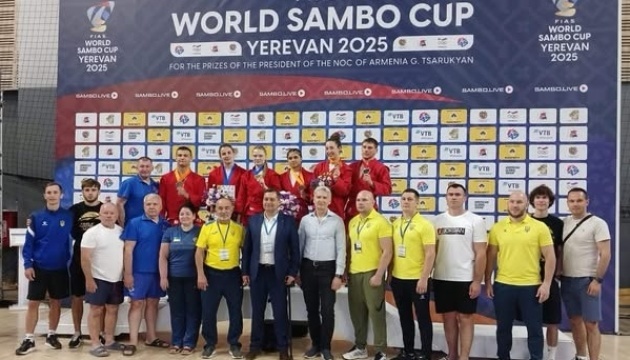 Українські самбісти вибороли 11 медалей Кубка світу Українські самбісти вибороли 11 медалей Кубка світу