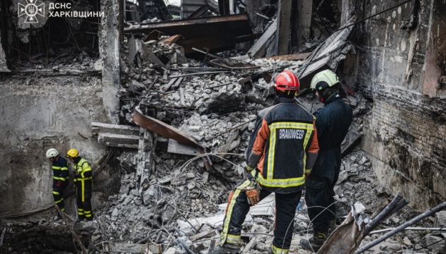 Two more bodies found at Russian-struck industrial site in Kharkiv Two more bodies found at Russian-struck industrial site in Kharkiv