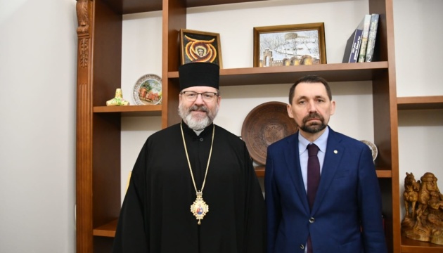 Точицький обговорив із главою УГКЦ партнерство церкви й держави під час війни
