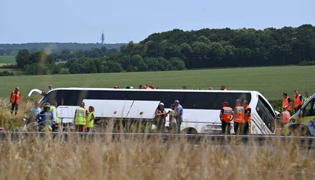 Ambassador: Three Ukrainians killed in French bus crash