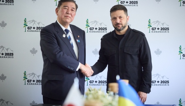 ゼレンシキー宇大統領、石破日本首相と会談　ロシア軍の大規模攻撃につき報告