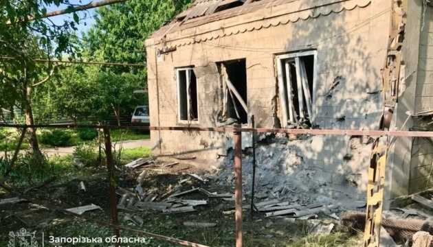 Les Russes ont tiré 410 fois dans la région de Zaporijjia au cours de la nuit, un blessé 