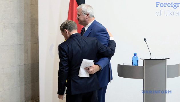 Спільна пресконференція очільників МЗС України та Німеччини у столиці / Фото: Тарасов Володимир. Укрінформ