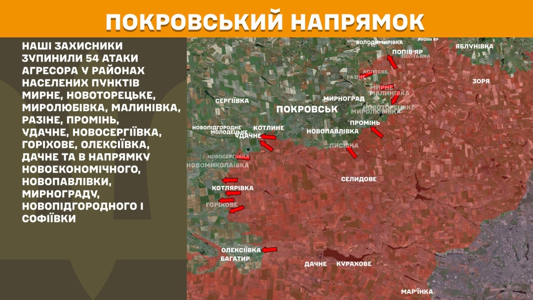 На фронті 148 бойових зіткнень за добу, третина - на Покровському напрямку