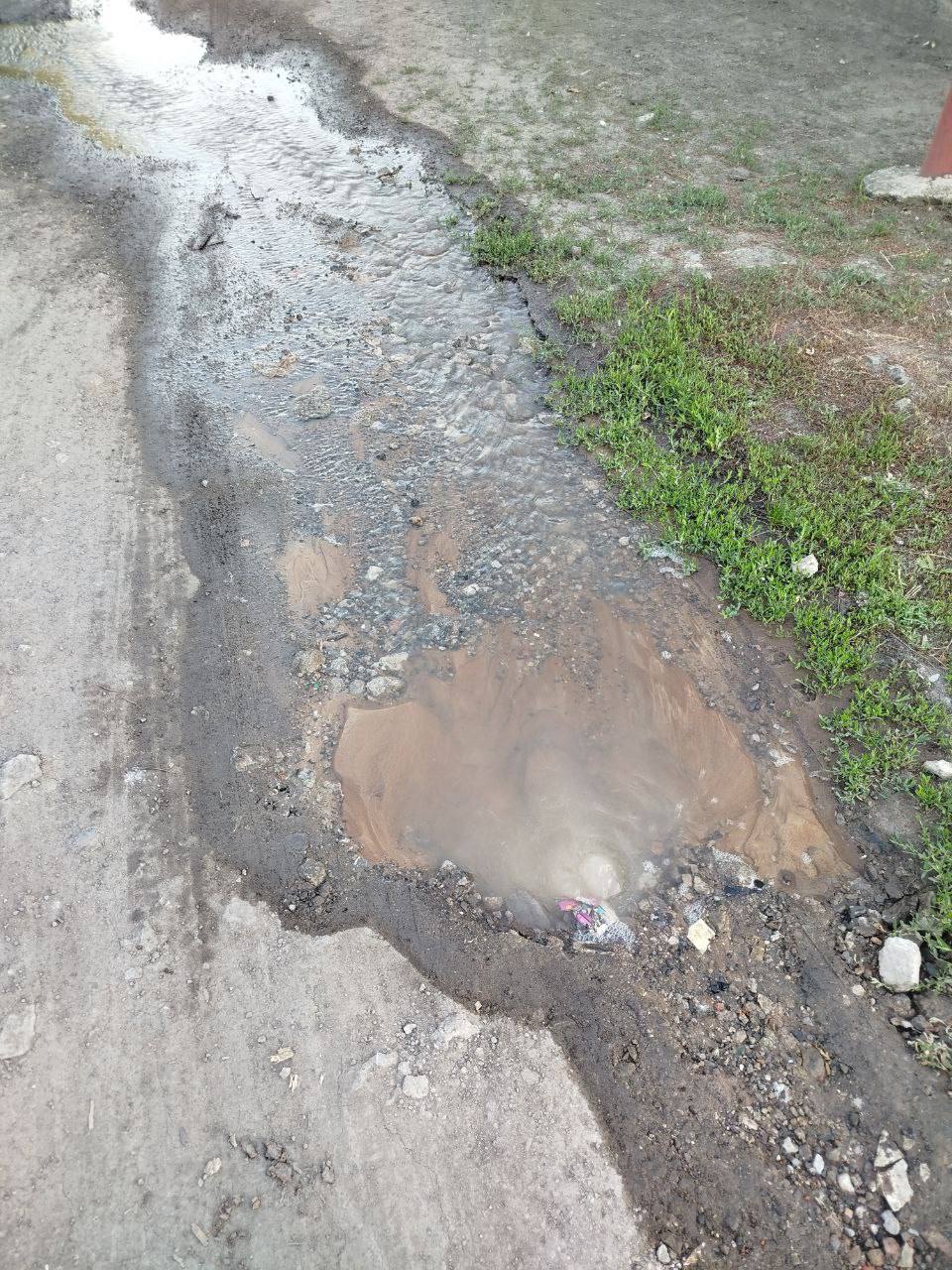 Пориви водопроводу на окупованій Донецькій області