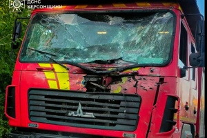 Russian forces target rescue workers in Kharkiv and Kherson, fire trucks damaged