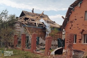 Russian forces strike Sumy community with three guided bombs