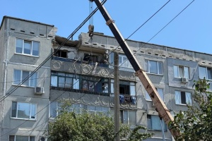 У Павлограді показали наслідки російського обстрілу