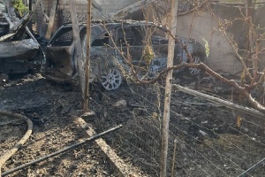 Russian army struck village near Kherson, leaving two people wounded