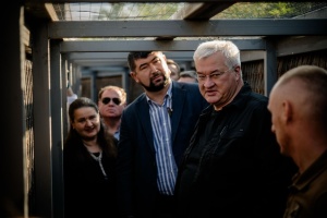 Sybiha, Ukrainian ambassadors visit frontline positions in Zaporizhzhia region