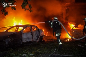 Fire station, dormitory damaged in Odesa overnight drone attack