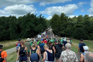 Funds raised in the Netherlands during four-day march to support Ukrainian veterans