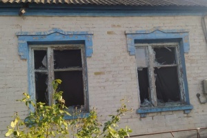 Russian troops attack Nikopol district with drones and artillery, cause damage