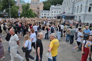 Protests against law on NABU and SAPO continue for fourth day