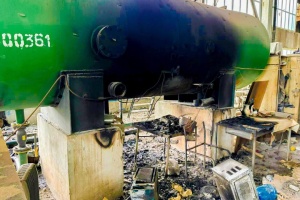 District boiler room in Kharkiv damaged in massive Russian attack