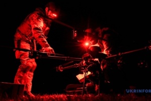 Border guards show how they use Vampire drones to destroy Russian positions