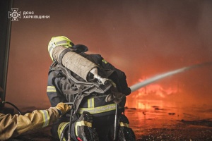 One dead, four injured as fire breaks out at warehouses in Kharkiv region after Russian shelling