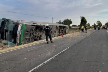 Road accident involving Ukrainian bus in Hungary injures 19, two in serious condition