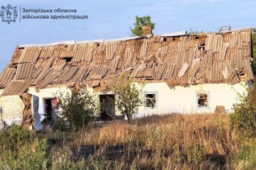 In Region Saporischschja 10 Ortschaften beschossen