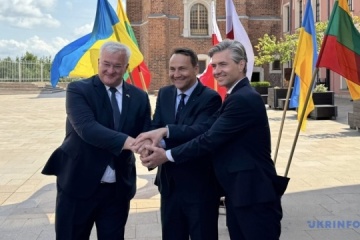 L’Ukraine, la Pologne et la Lituanie renforcent leur coopération diplomatique à Lublin
