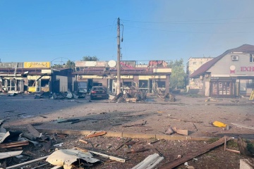 Russen werfen Bombe auf Laden in Dobropillja ab: Zwei Tote, 14 Verletzte 