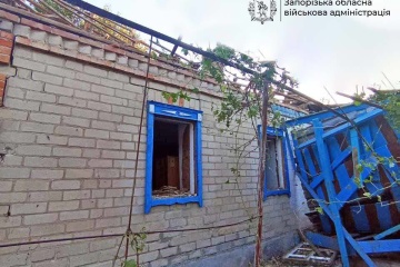 In Region Saporischschja 15 Ortschaften beschossen