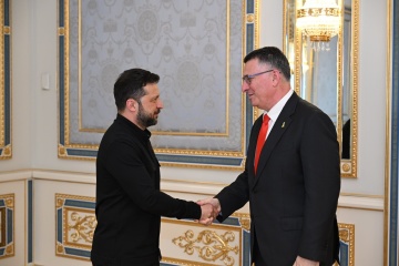 Selenskyj erörtert mit israelischem Außenminister gemeinsame Waffenproduktion