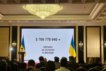 Grâce à United24 près de 770 millions de dollars ont été collectés en un an