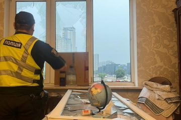 キーウ、ロシア軍の無人機攻撃で８名が負傷