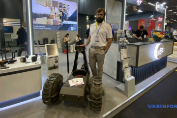 Ukrainian company showcases miner drone Tryminer at IDEF 2025 in Istanbul
