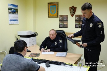 Police reveal how many firearms are licensed in Kyiv 
