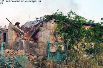 In Region Saporischschja 14 Ortschaften beschossen