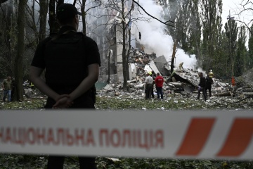 Rescuers search for people under rubble in Kyiv's Sviatoshynskyi district – mayor