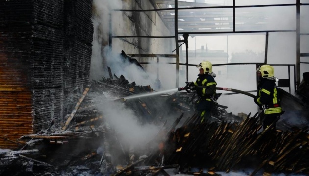 Fire in Lutsk extinguished following overnight Russian airstrike