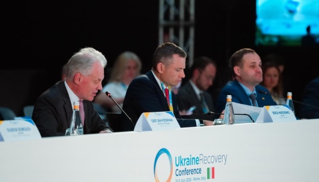 Marchenko esboza las necesidades financieras de Ucrania durante una reunión de la Plataforma de Donantes en Roma